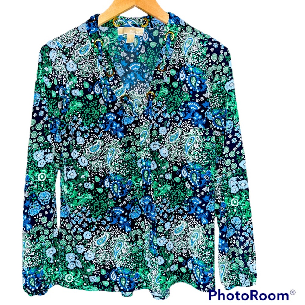 Michael Kors Womens long sleeve blouse!